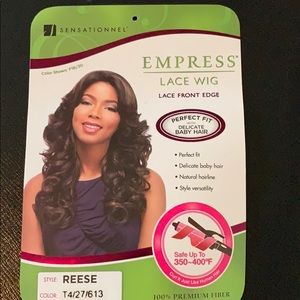 NWT Sensationnel Empress Resse Lace Front Edge Wig